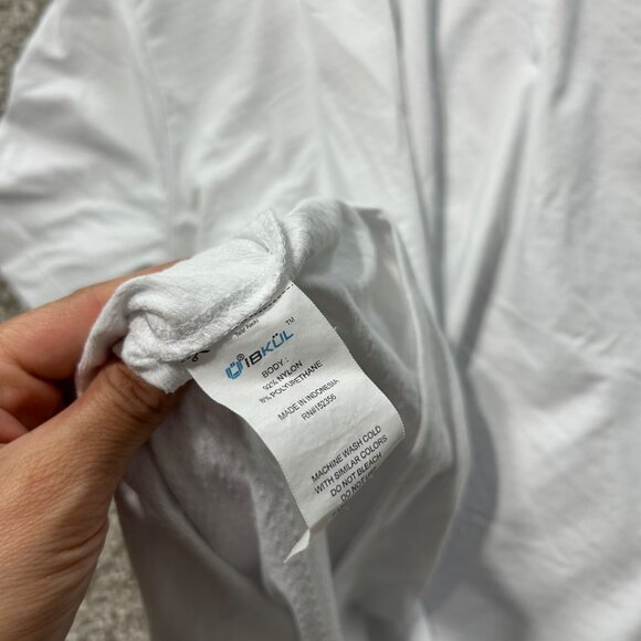 IBKUL Women's Sz Small Short Sleeve Solid Golf Sun Protection 50+ Pullover - Picture 3 of 7